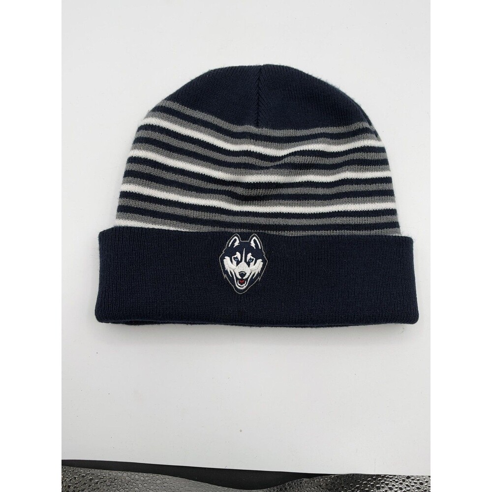 UConn Huskies Hat Beanie Mens One Size Blue College Basketball Captivating